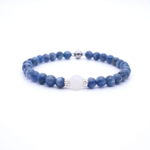 Kyanite & Moonstone Bracelet with Magnetic Clasp