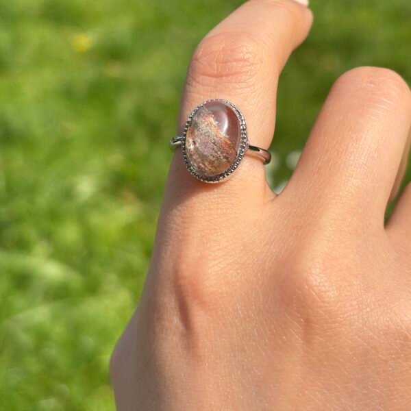 Multi - Colour Phantom Quartz Ring - Minimal Setting 03