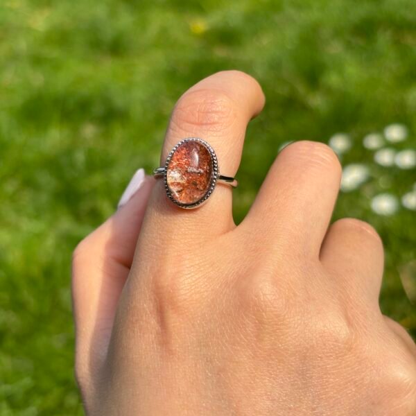 Multi - Colour Phantom Quartz Ring - Minimal Setting 08